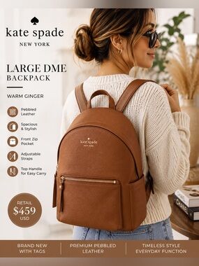 kate spade backpack mini beige white poshmark New York Emma Small kate spade Beige and White